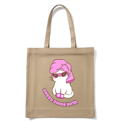 SASSY SINCE BIRTH TOTE BAG - Stick N It