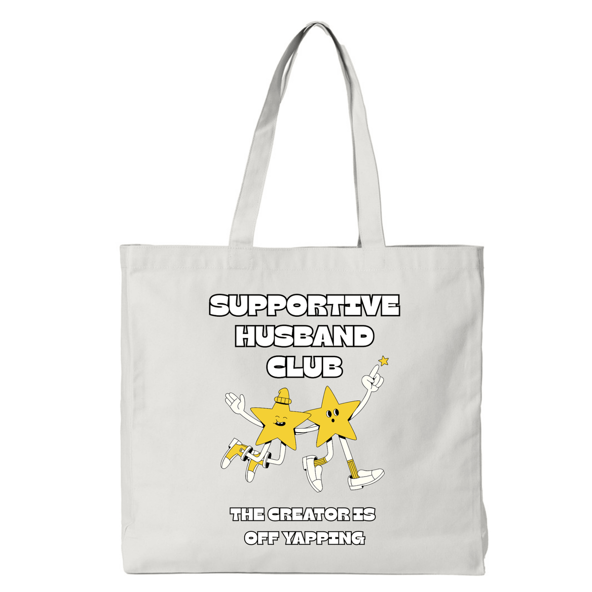 SUPPORTIVE HUSBAND CLUB TOTE BAG - Stick N It
