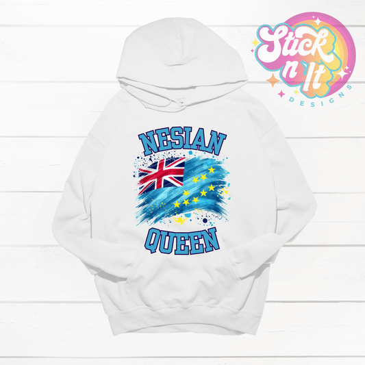 TUVALU NESIAN QUEEN HOODIE - Stick N It