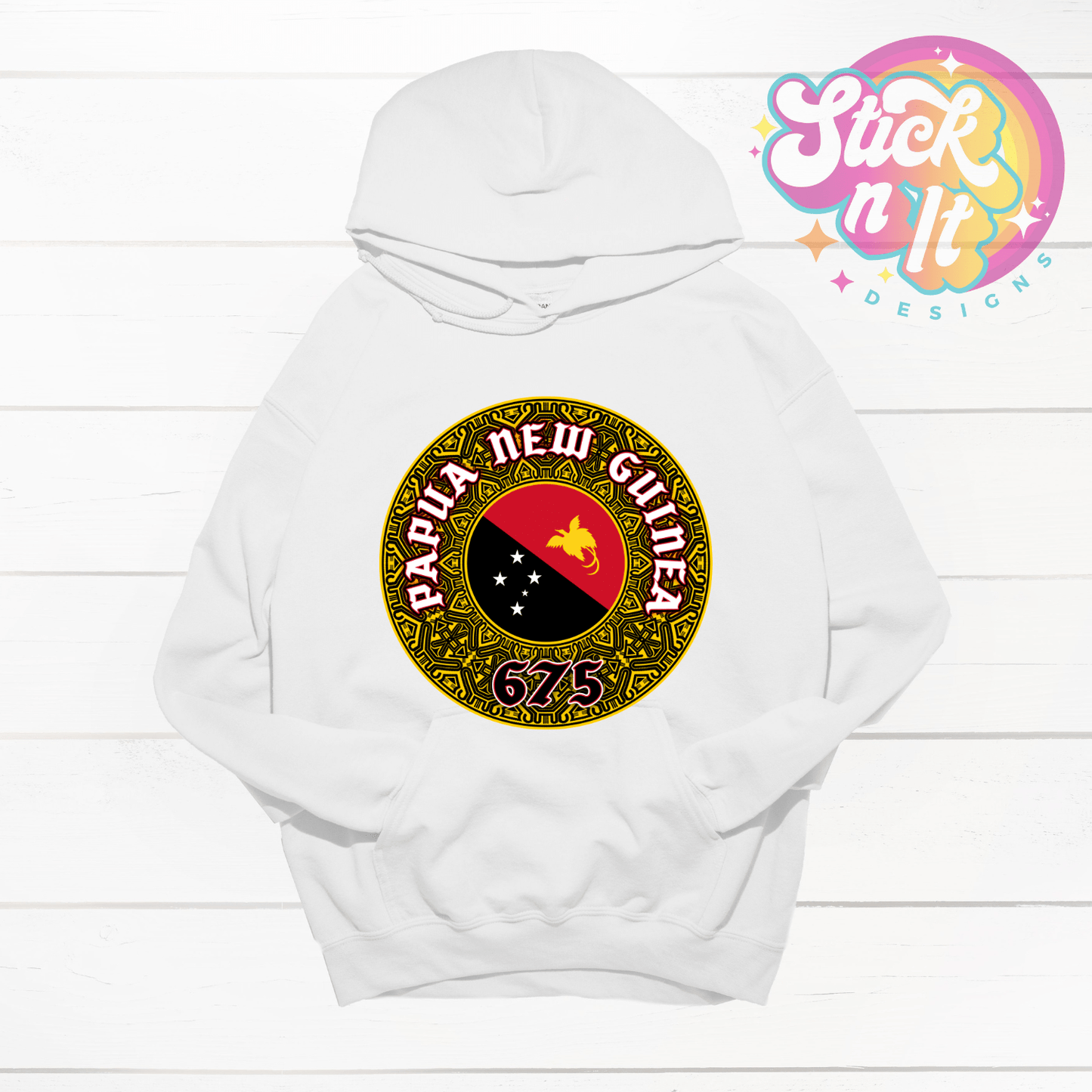 PAPUA NEW GUINEA HOODIE - Stick N It
