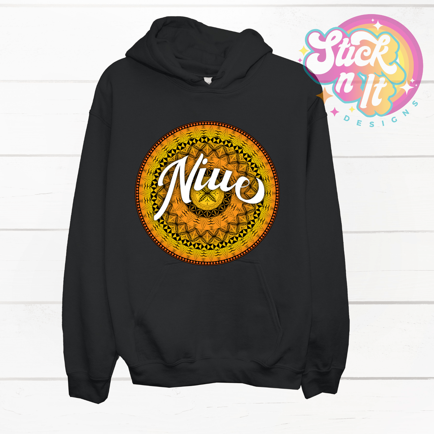 NIUE HOODIE BROWN - Stick N It
