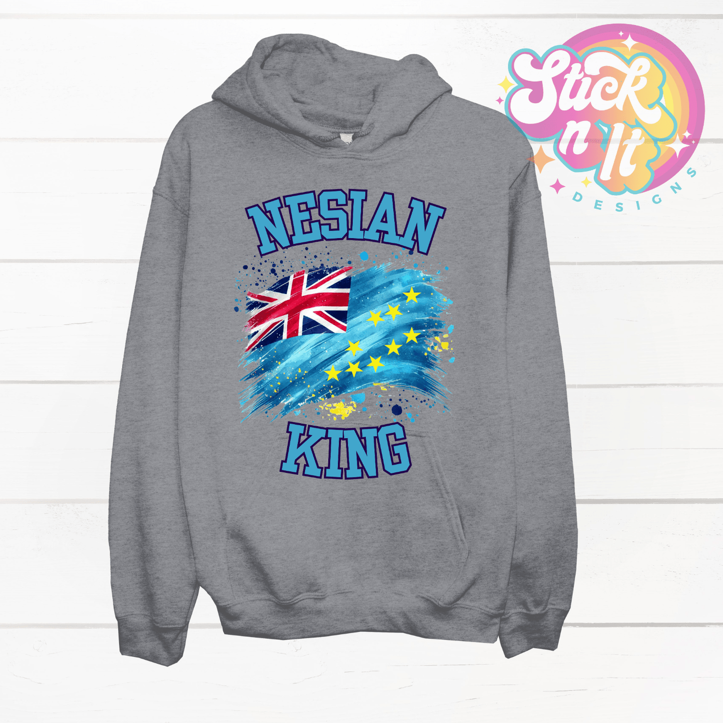 TUVALU NESIAN KING HOODIE - Stick N It