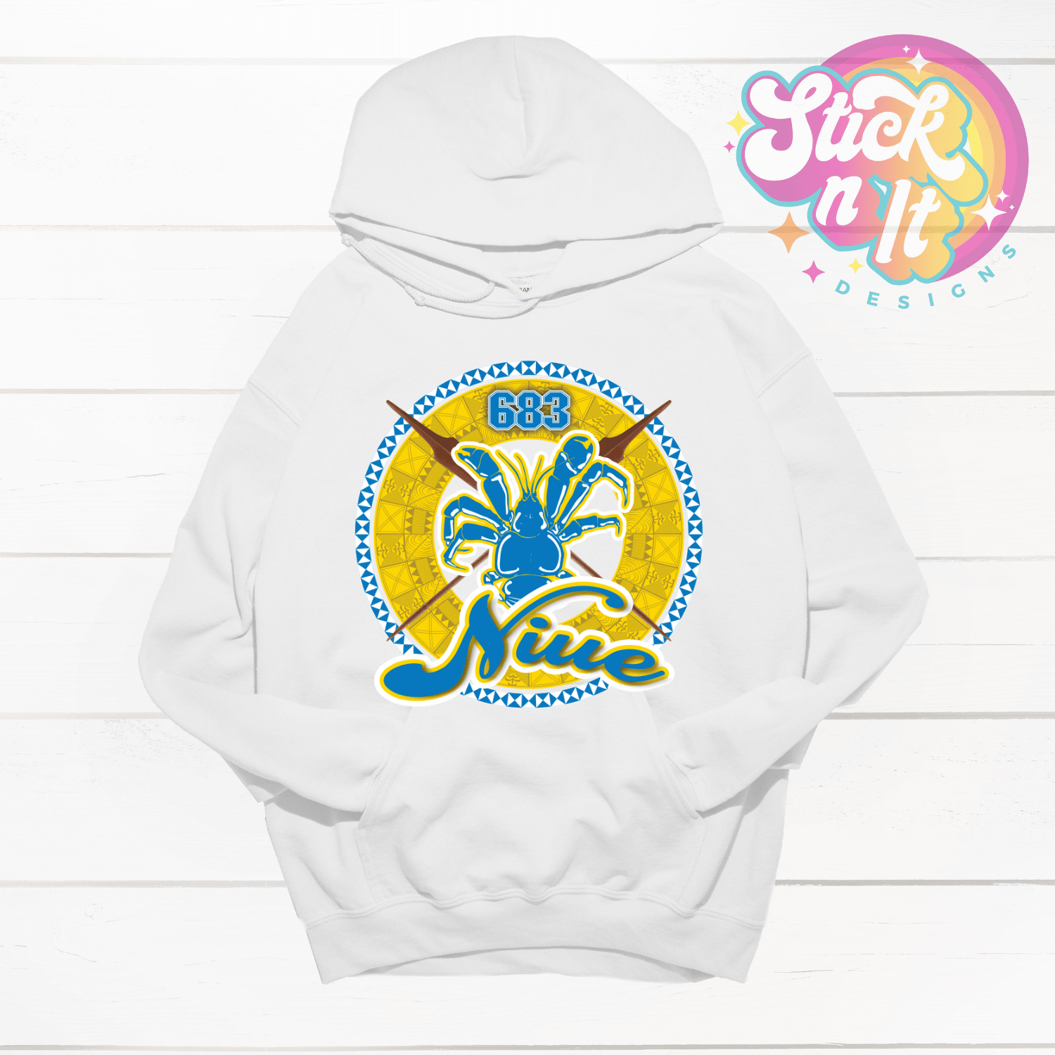 NIUE HOODIE | 683 - Stick N It