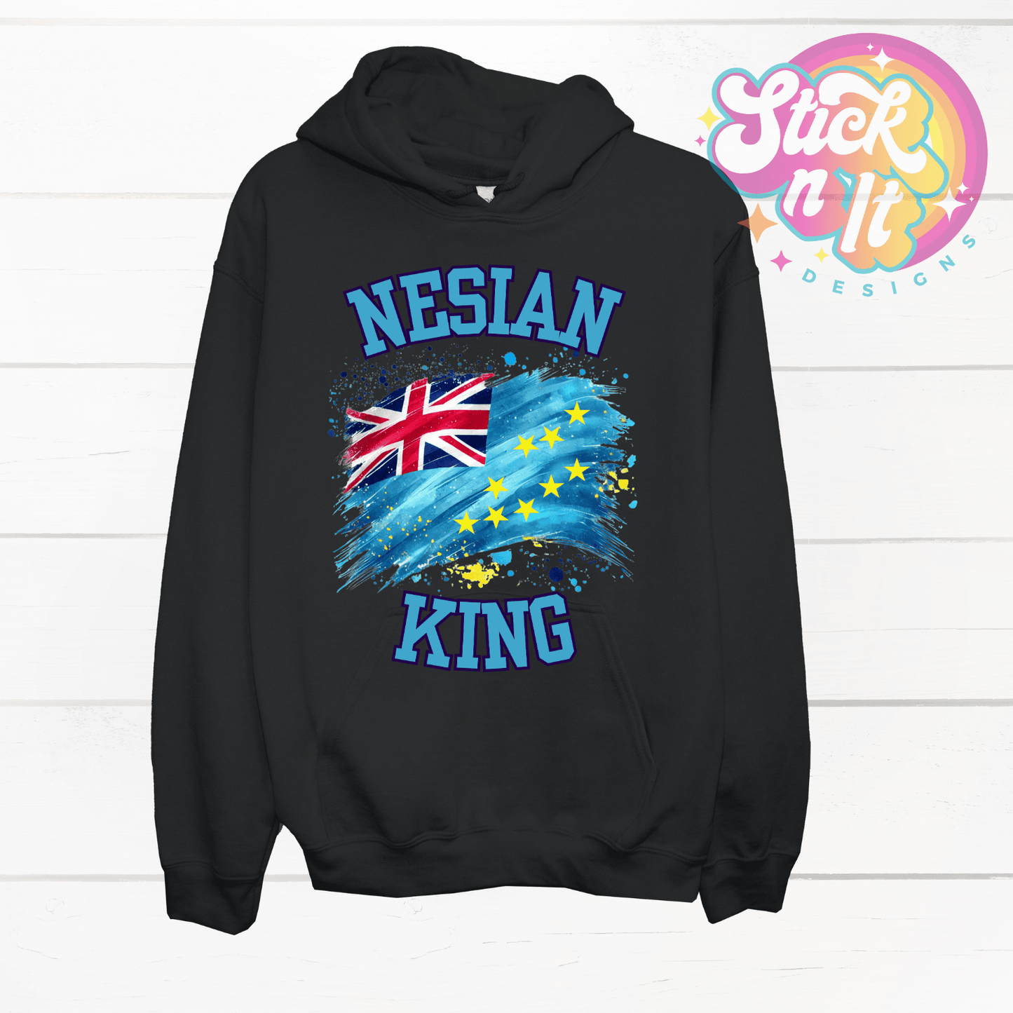 TUVALU NESIAN KING HOODIE - Stick N It