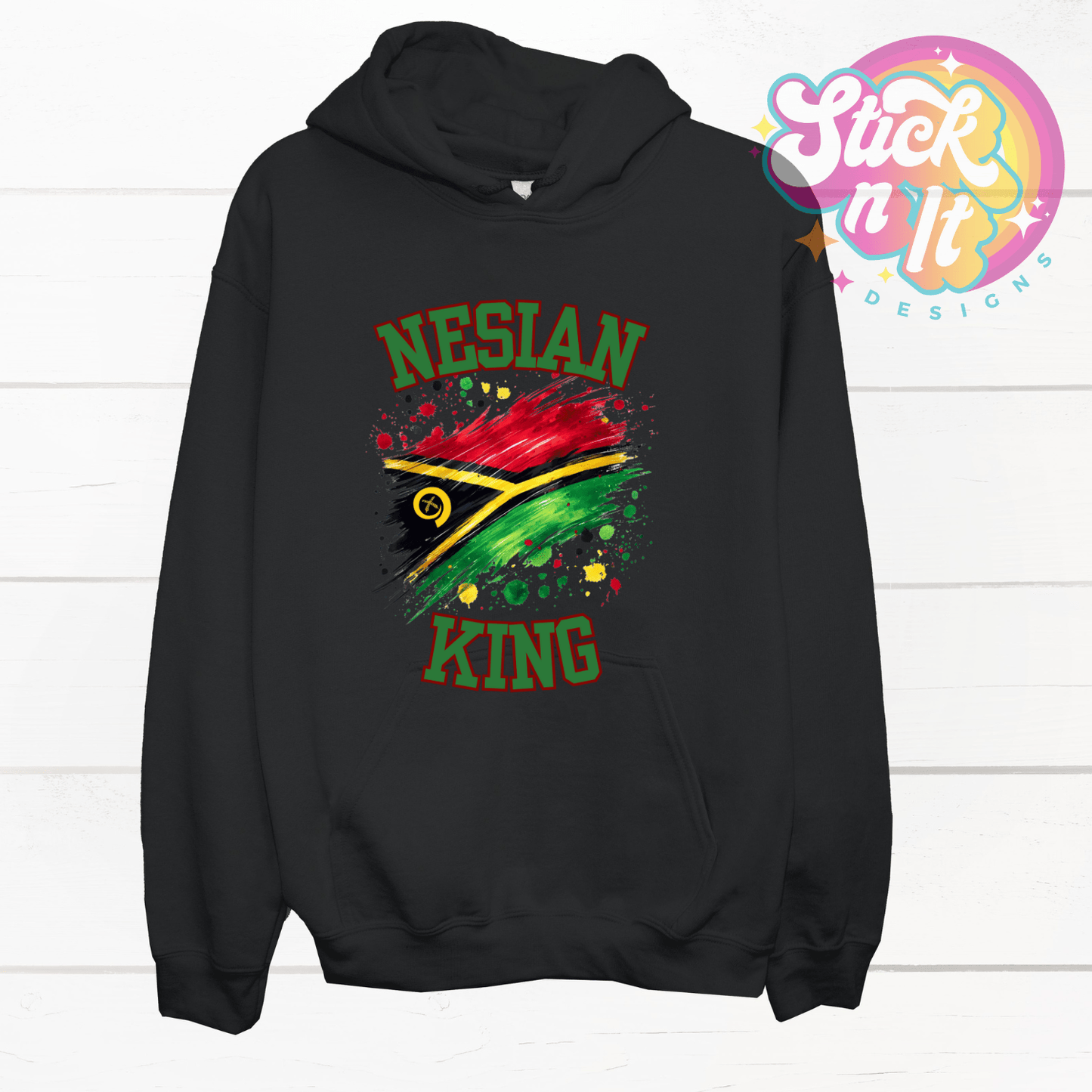 VANUATU NESIAN KING HOODIE - Stick N It