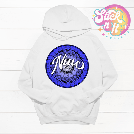 NIUE HOODIE BLUE - Stick N It