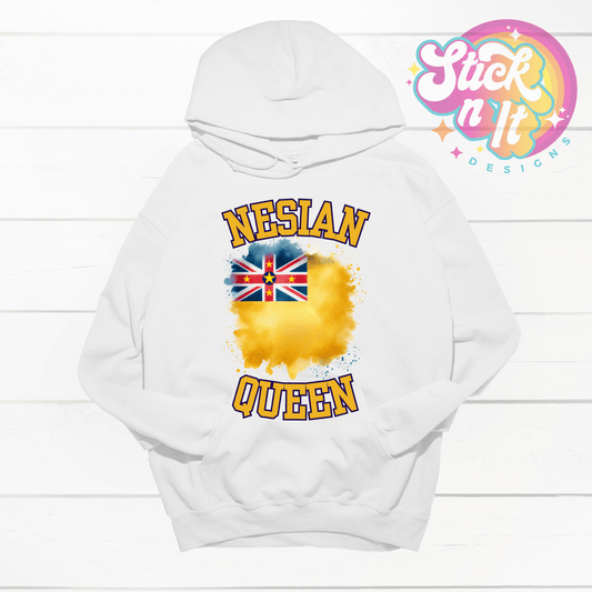 NIUE NESIAN QUEEN HOODIE - Stick N It