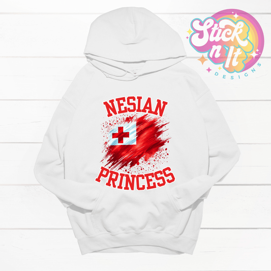 TONGA NESIAN PRINCESS HOODIE - Stick N It
