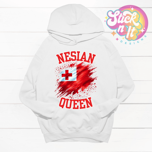 TONGA NESIAN QUEEN HOODIE - Stick N It