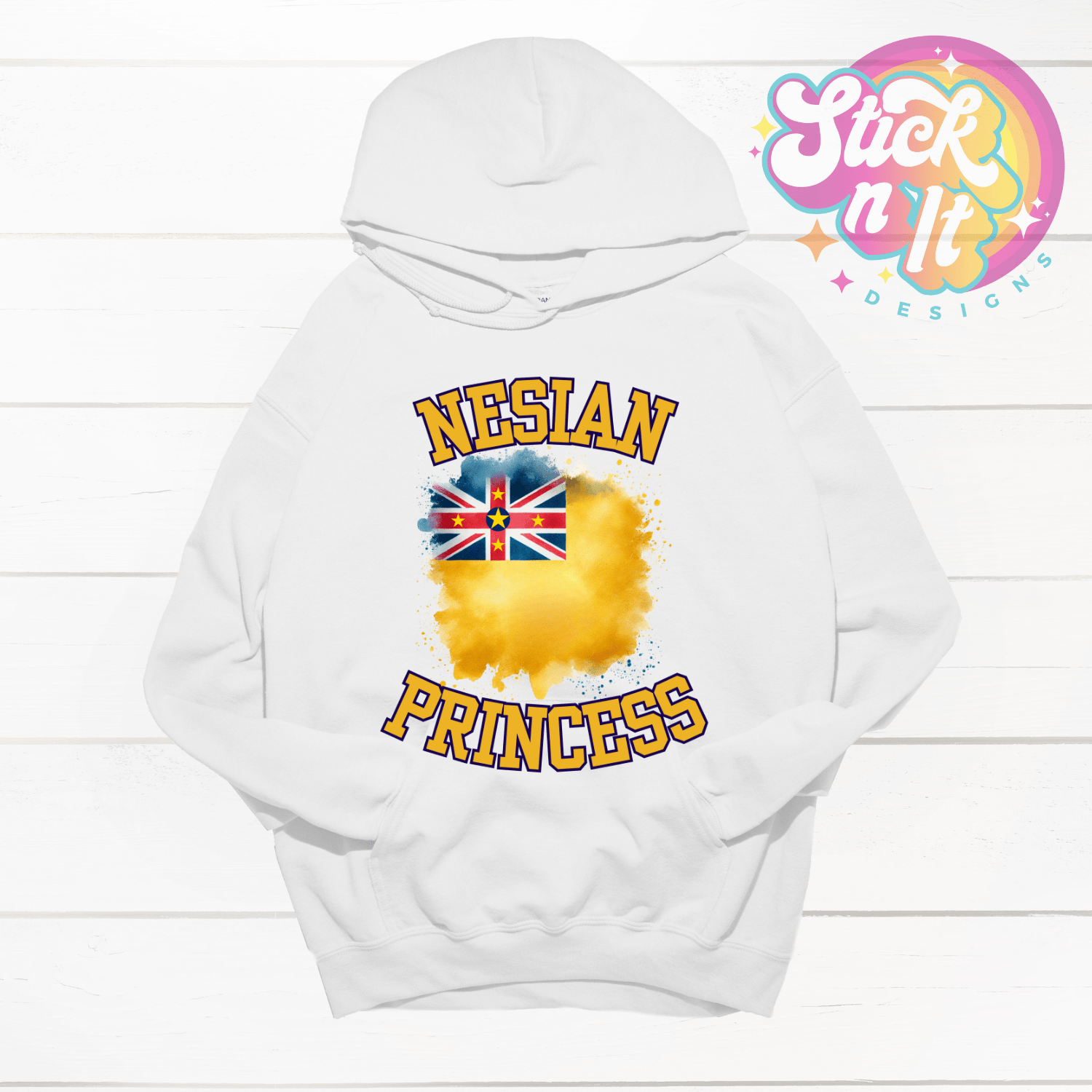 NIUE NESIAN PRINCESS HOODIE - Stick N It