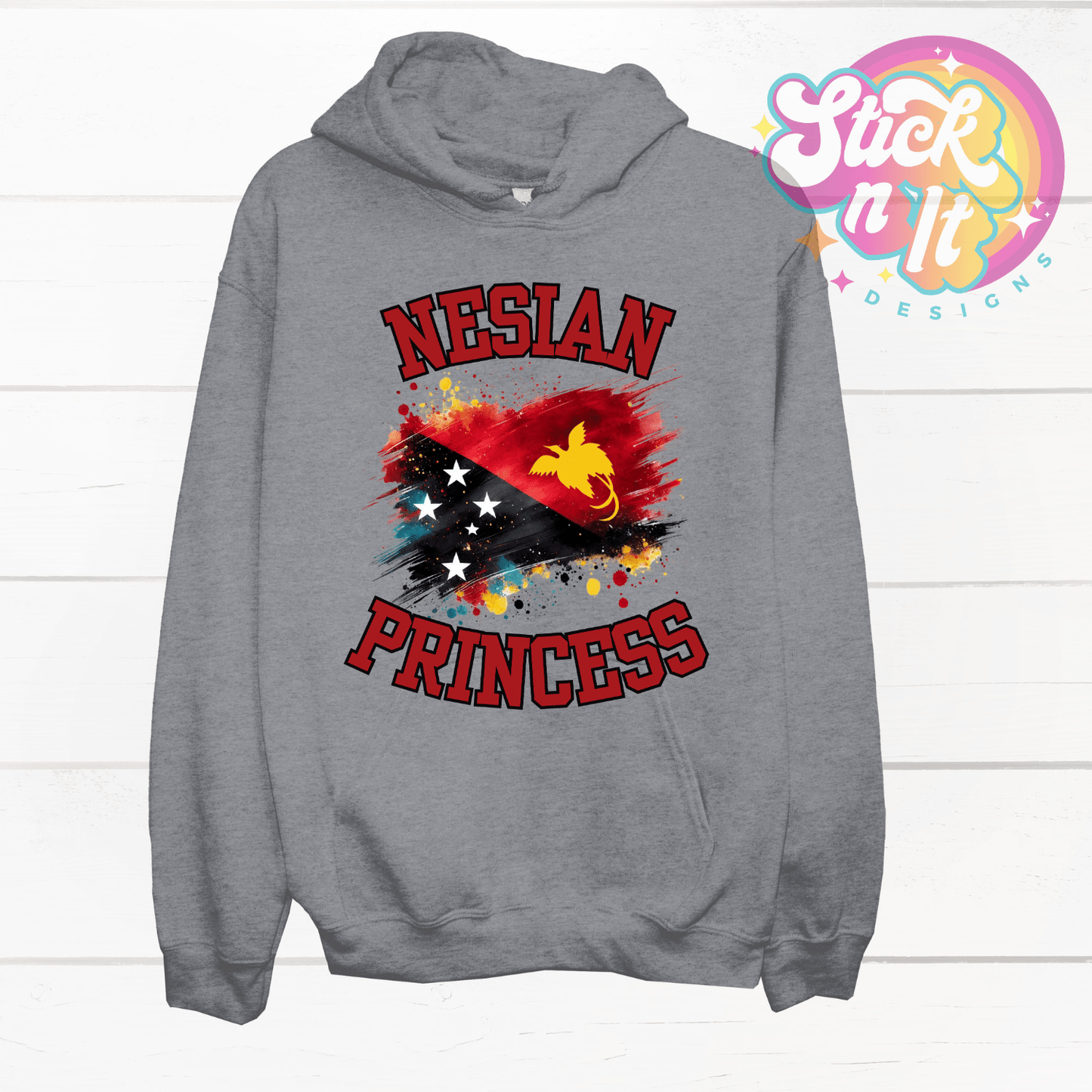 PNG NESIAN PRINCESS HOODIE - Stick N It