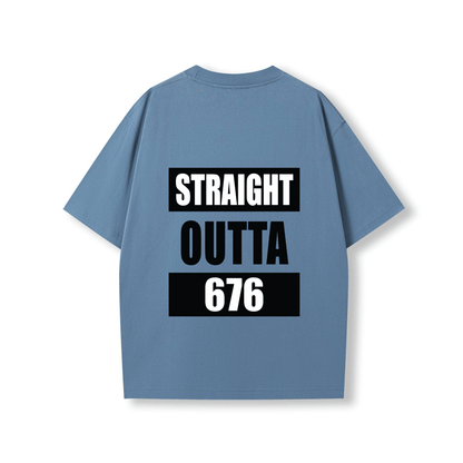 STRAIGHT OUTTA 676 | OVERSIZE UNISEX TEE - Stick N It
