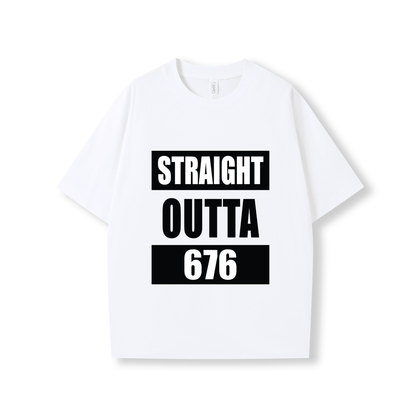 STRAIGHT OUTTA 676 | OVERSIZE UNISEX TEE - Stick N It
