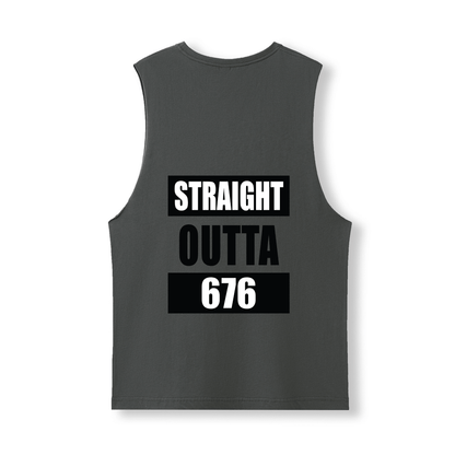STRAIGHT OUTTA 676 | UNISEX COTTON TANK - Stick N It