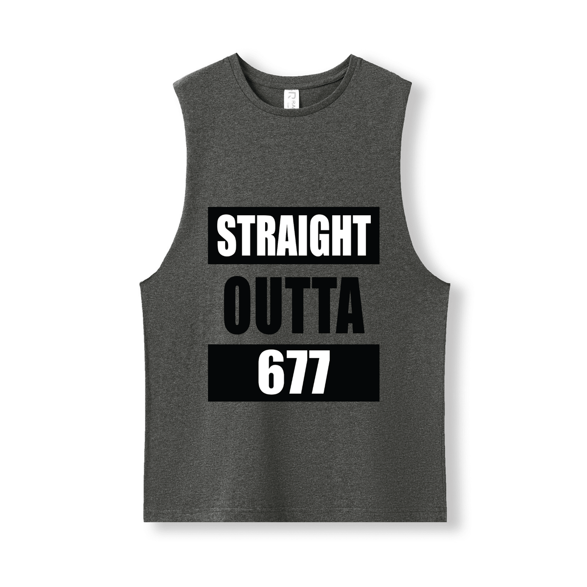 STRAIGHT OUTTA 677 | UNISEX COTTON TANK - Stick N It