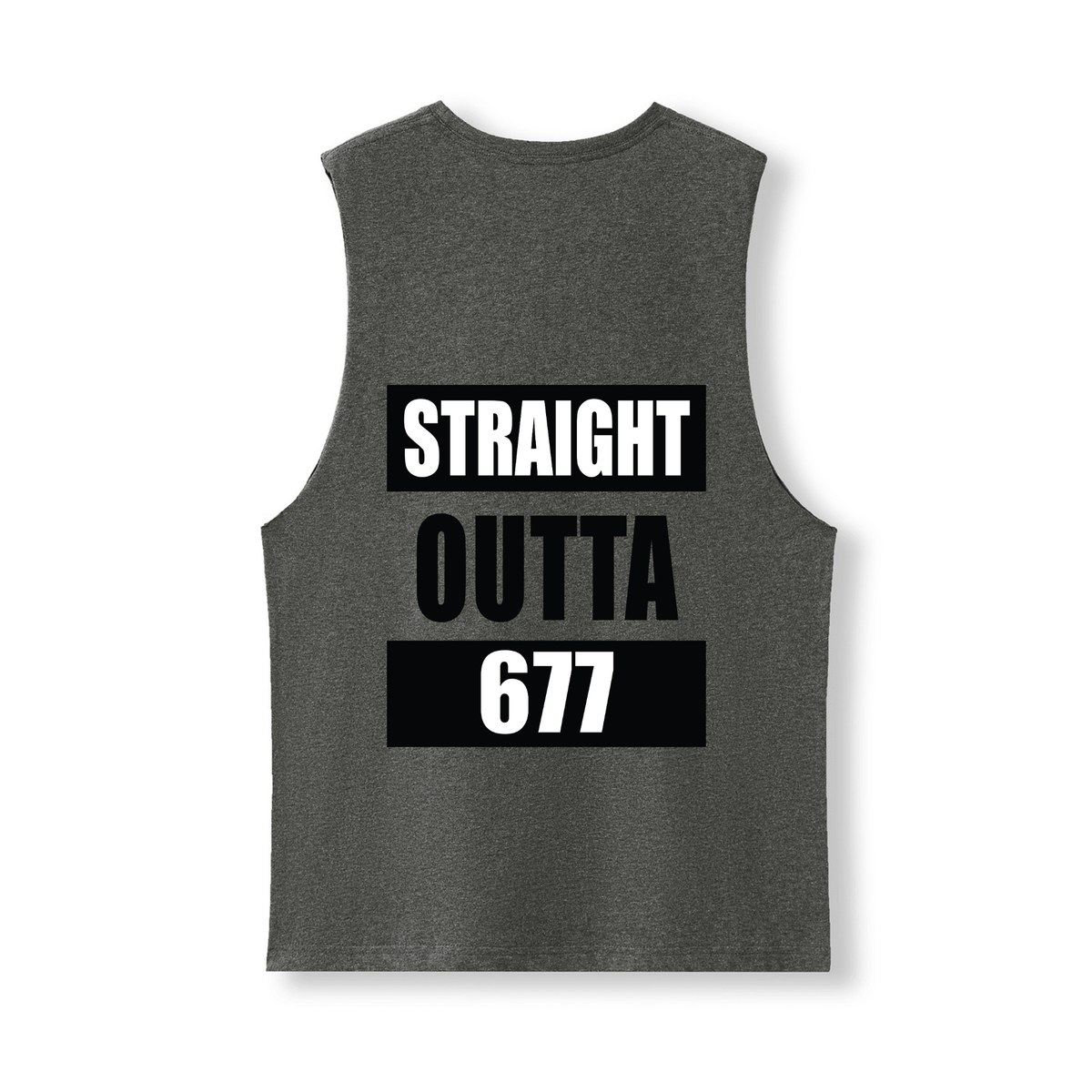 STRAIGHT OUTTA 677 | UNISEX COTTON TANK - Stick N It