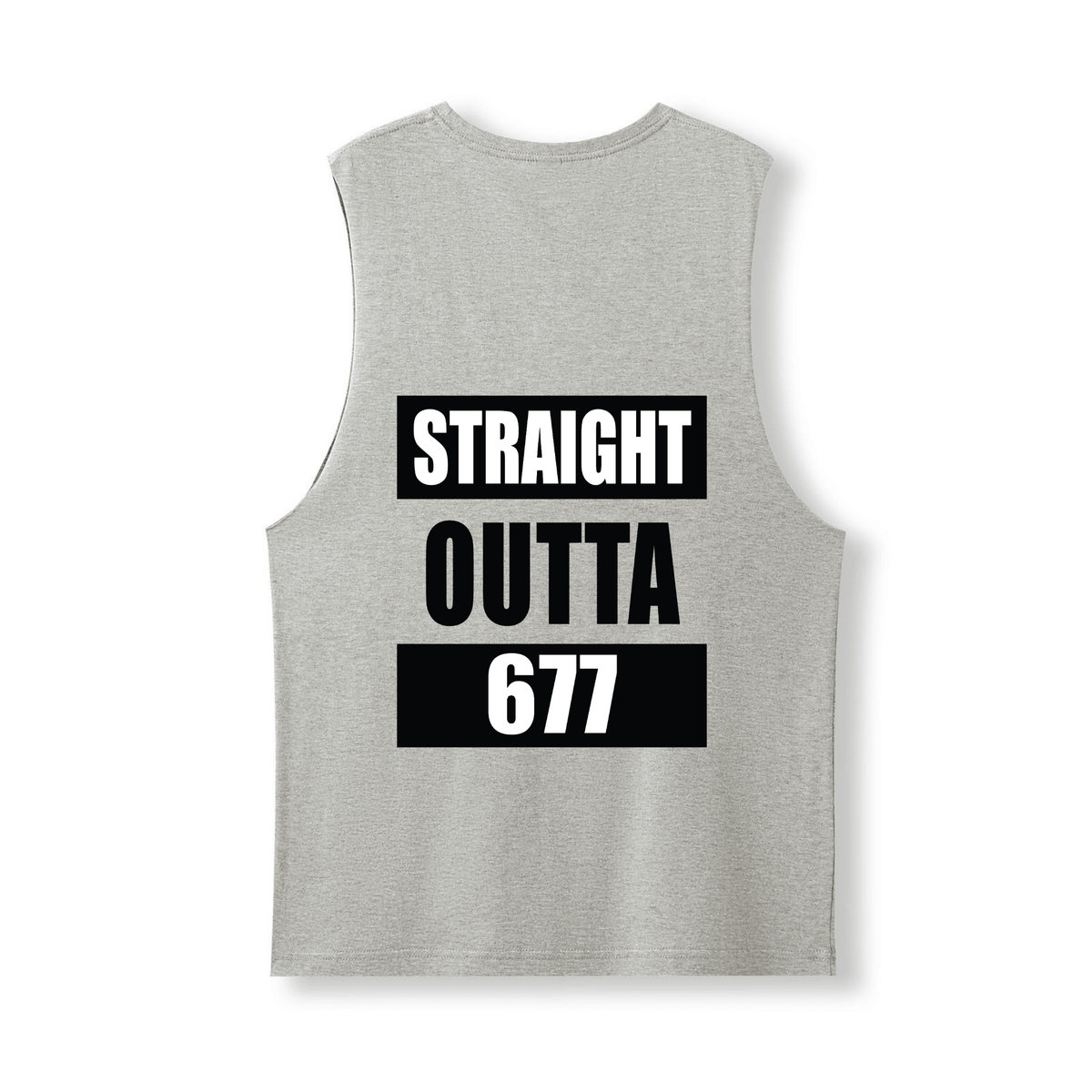 STRAIGHT OUTTA 677 | UNISEX COTTON TANK - Stick N It