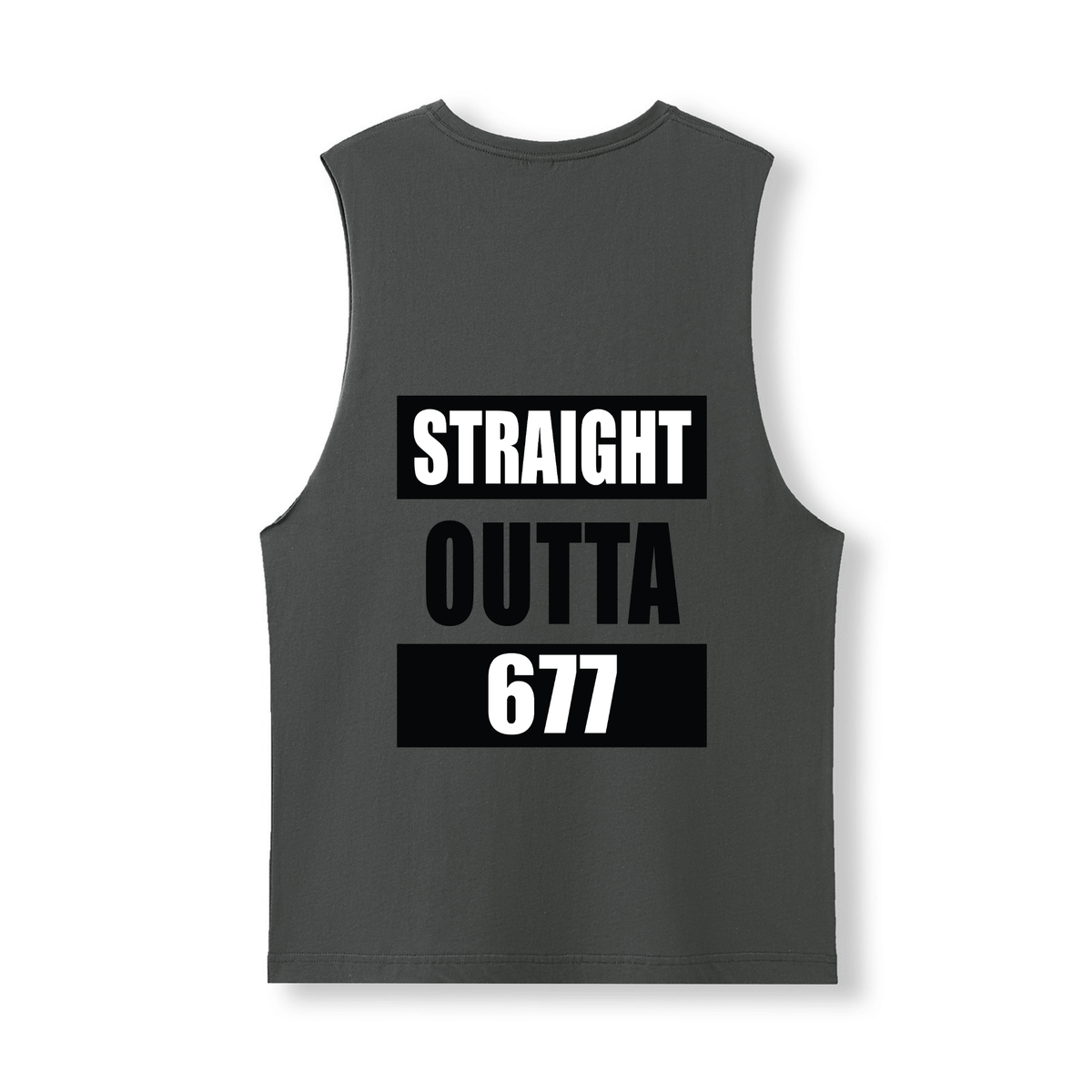 STRAIGHT OUTTA 677 | UNISEX COTTON TANK - Stick N It