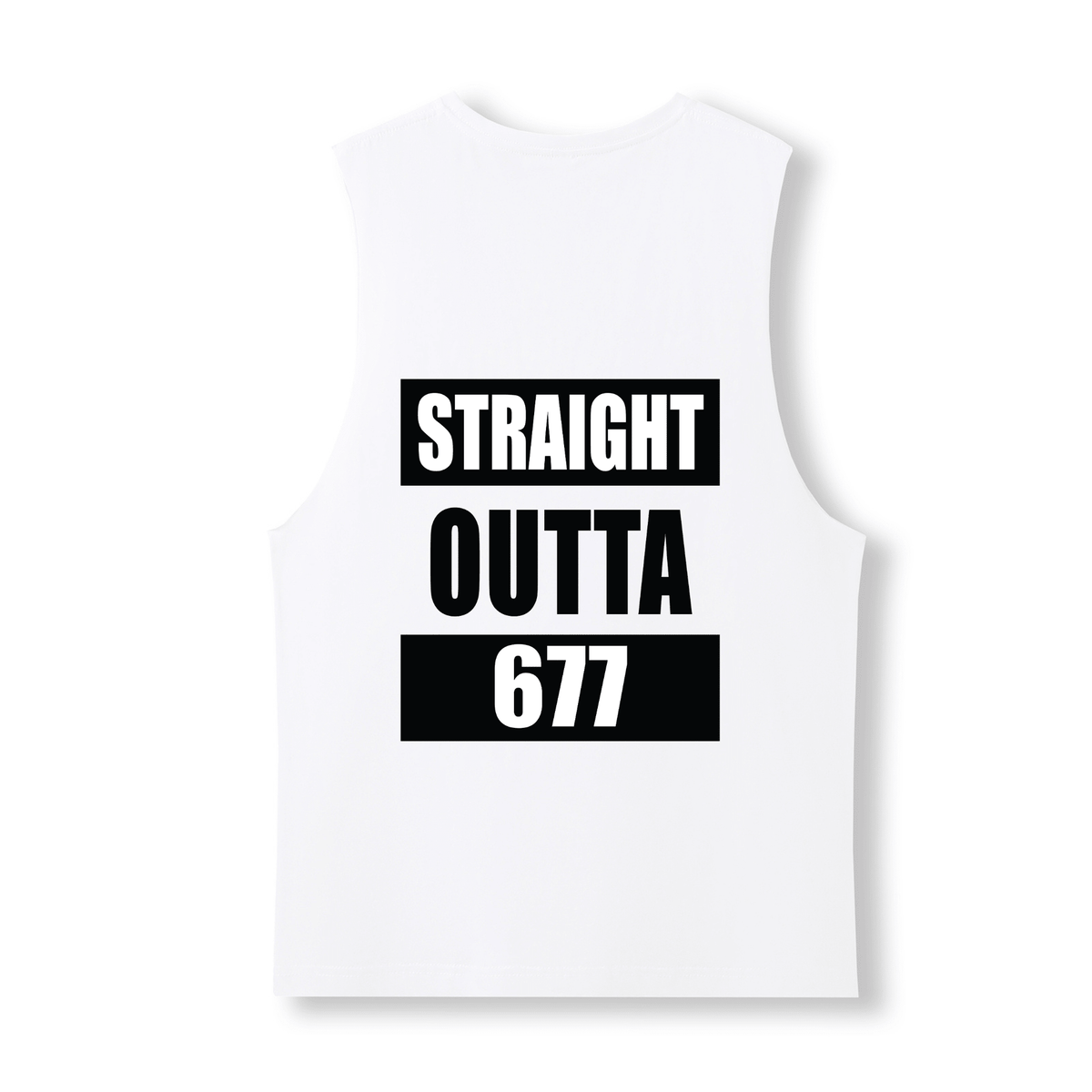 STRAIGHT OUTTA 677 | UNISEX COTTON TANK - Stick N It