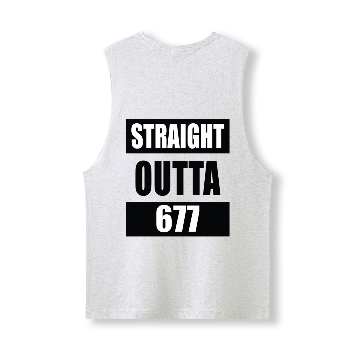 STRAIGHT OUTTA 677 | UNISEX COTTON TANK - Stick N It