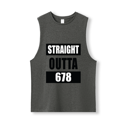 STRAIGHT OUTTA 678 | UNISEX COTTON TANK - Stick N It