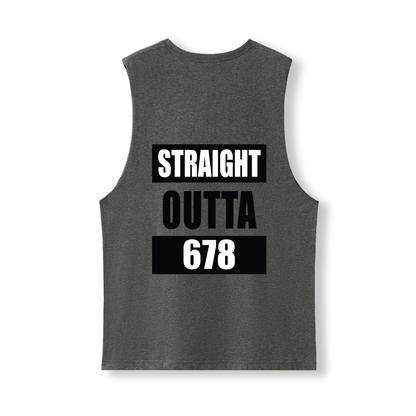 STRAIGHT OUTTA 678 | UNISEX COTTON TANK - Stick N It