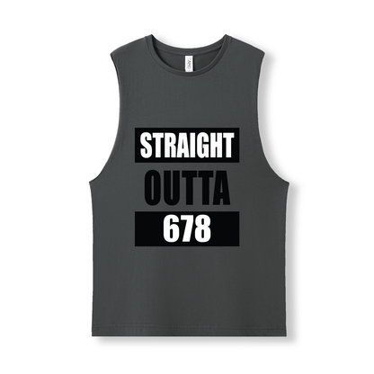 STRAIGHT OUTTA 678 | UNISEX COTTON TANK - Stick N It