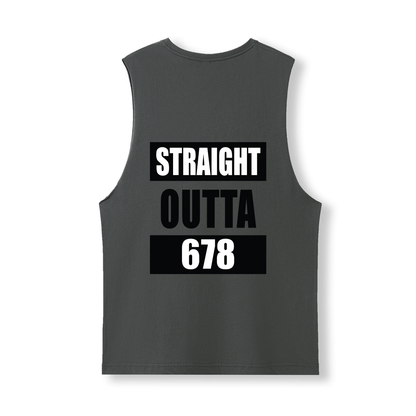 STRAIGHT OUTTA 678 | UNISEX COTTON TANK - Stick N It