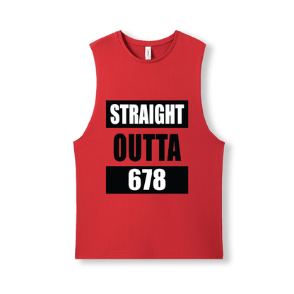 STRAIGHT OUTTA 678 | UNISEX COTTON TANK - Stick N It