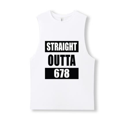 STRAIGHT OUTTA 678 | UNISEX COTTON TANK - Stick N It