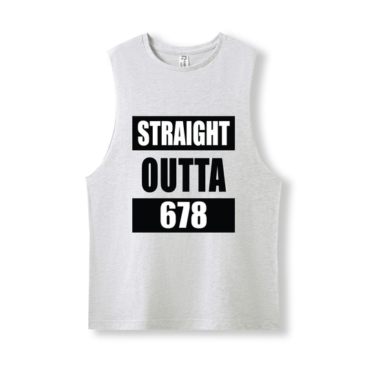STRAIGHT OUTTA 678 | UNISEX COTTON TANK - Stick N It