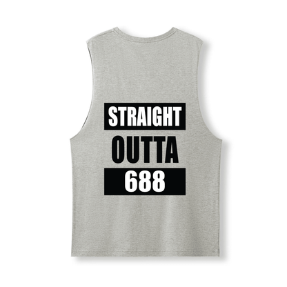 STRAIGHT OUTTA 688 | UNISEX COTTON TANK - Stick N It