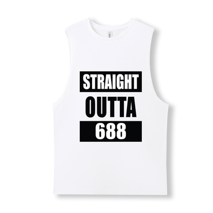 STRAIGHT OUTTA 688 | UNISEX COTTON TANK - Stick N It