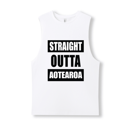 STRAIGHT OUTTA AOTEAROA | UNISEX COTTON TANK - Stick N It