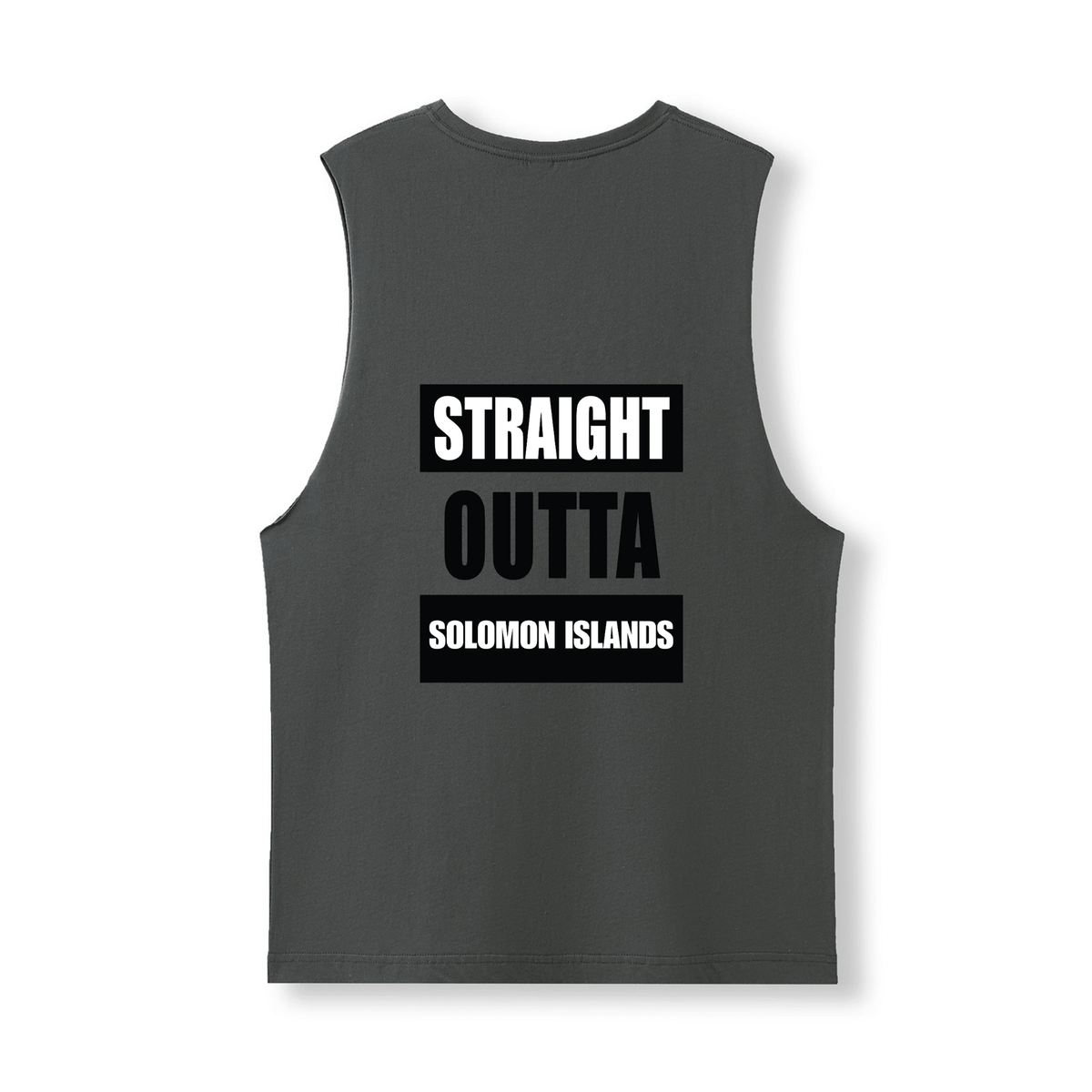 STRAIGHT OUTTA SOLOMON ISLANDS | UNISEX COTTON TANK - Stick N It