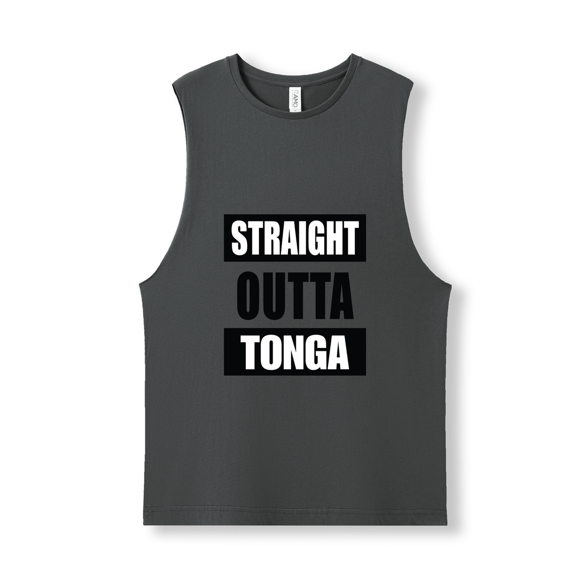 STRAIGHT OUTTA TONGA | UNISEX COTTON TANK - Stick N It
