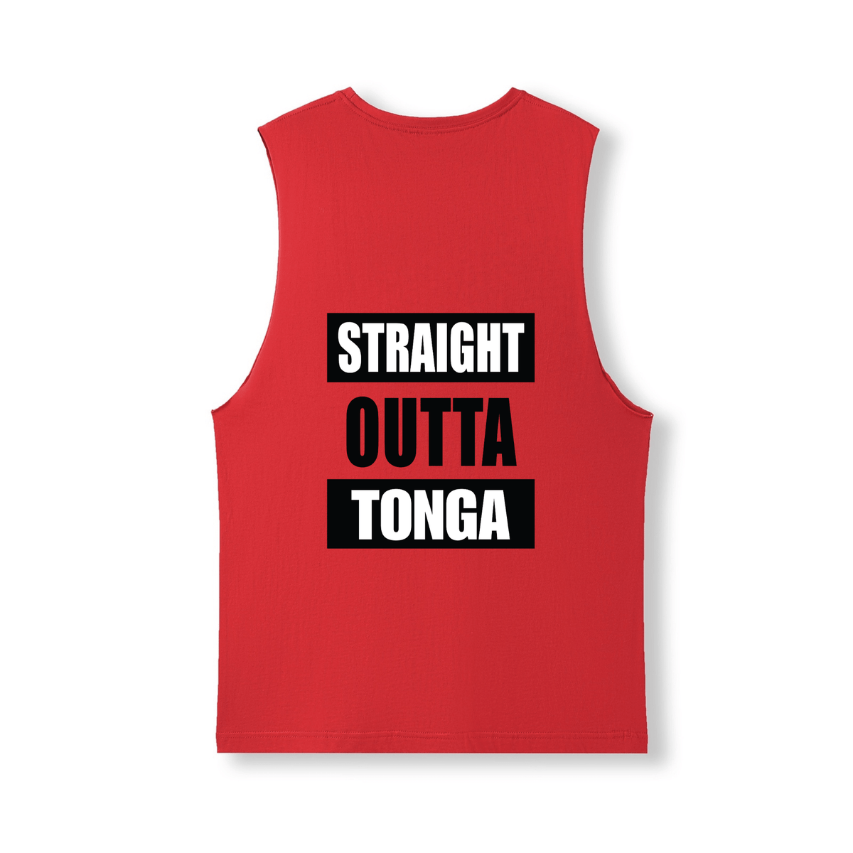STRAIGHT OUTTA TONGA | UNISEX COTTON TANK - Stick N It