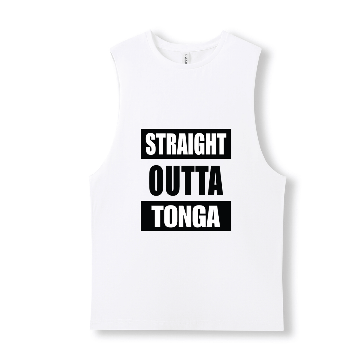 STRAIGHT OUTTA TONGA | UNISEX COTTON TANK - Stick N It