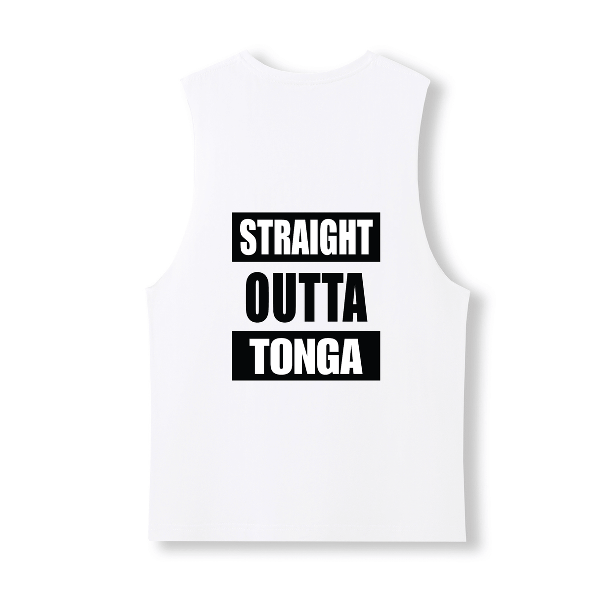 STRAIGHT OUTTA TONGA | UNISEX COTTON TANK - Stick N It