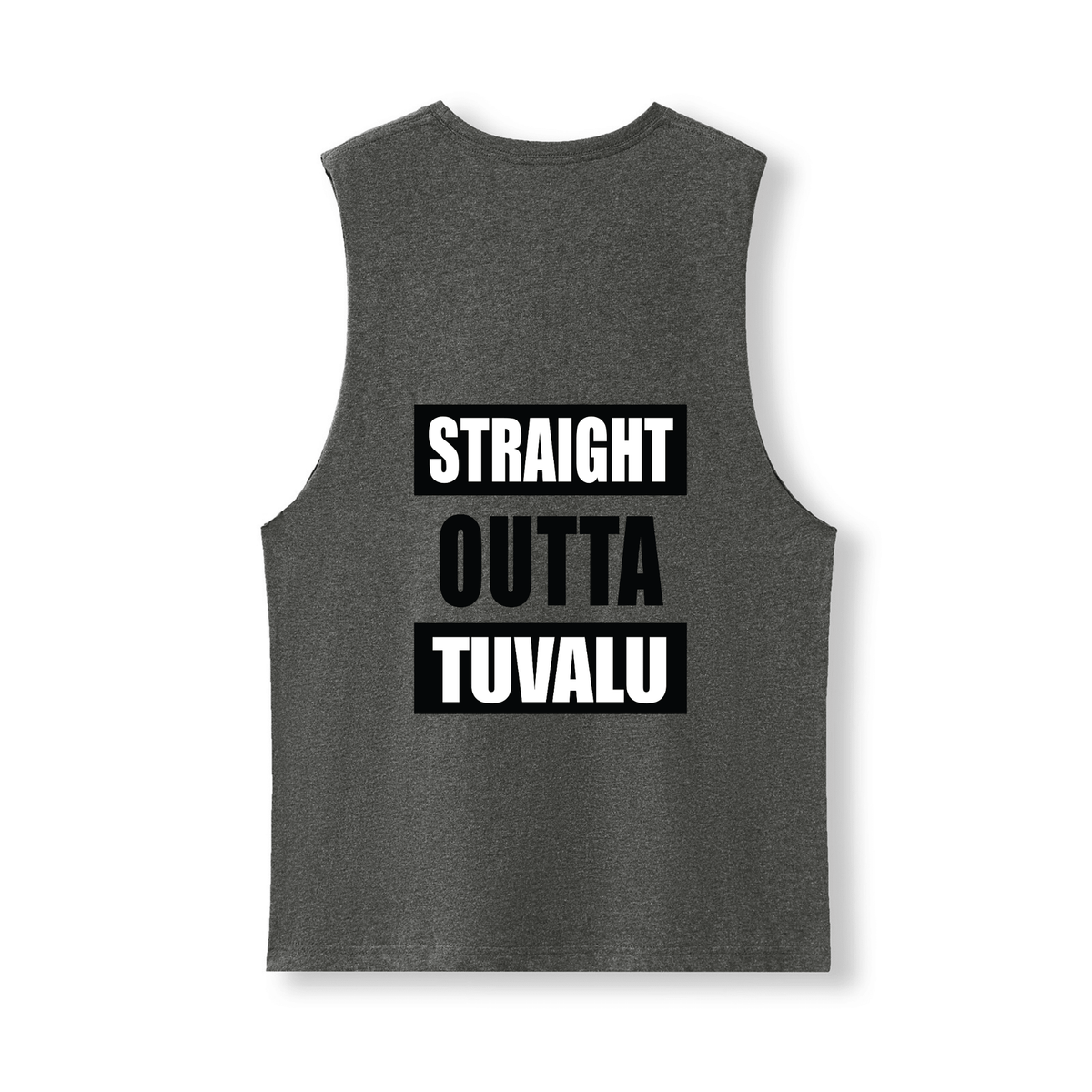 STRAIGHT OUTTA TUVALU | UNISEX COTTON TANK - Stick N It