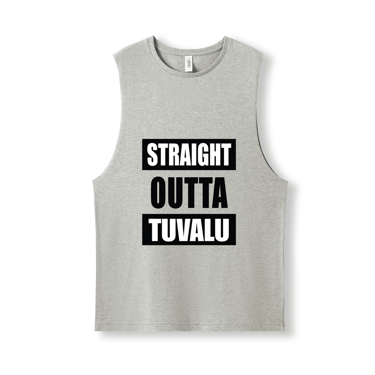 STRAIGHT OUTTA TUVALU | UNISEX COTTON TANK - Stick N It