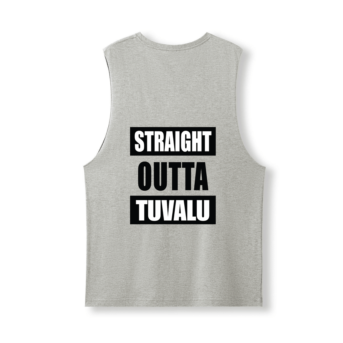 STRAIGHT OUTTA TUVALU | UNISEX COTTON TANK - Stick N It