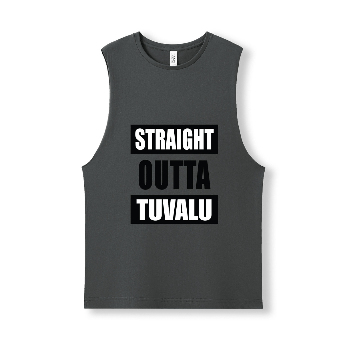 STRAIGHT OUTTA TUVALU | UNISEX COTTON TANK - Stick N It