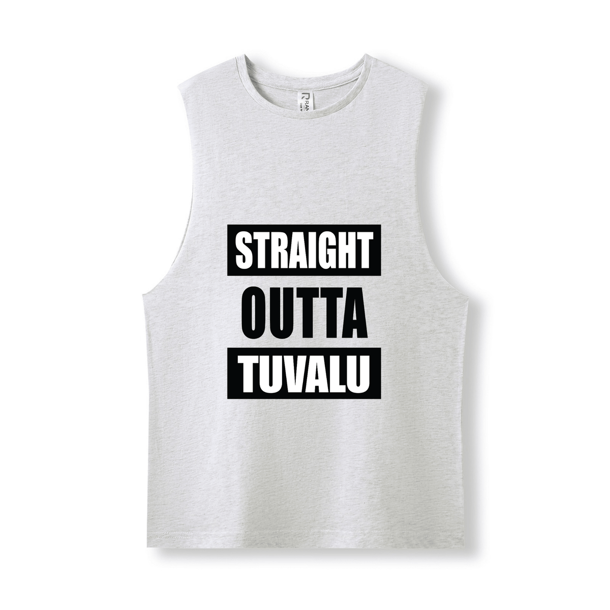 STRAIGHT OUTTA TUVALU | UNISEX COTTON TANK - Stick N It
