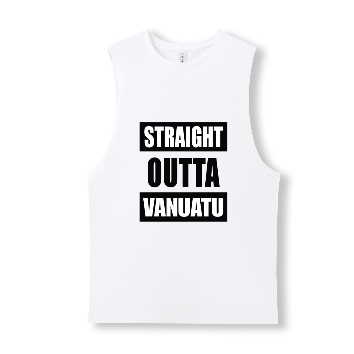 STRAIGHT OUTTA VANUATU | UNISEX COTTON TANK - Stick N It
