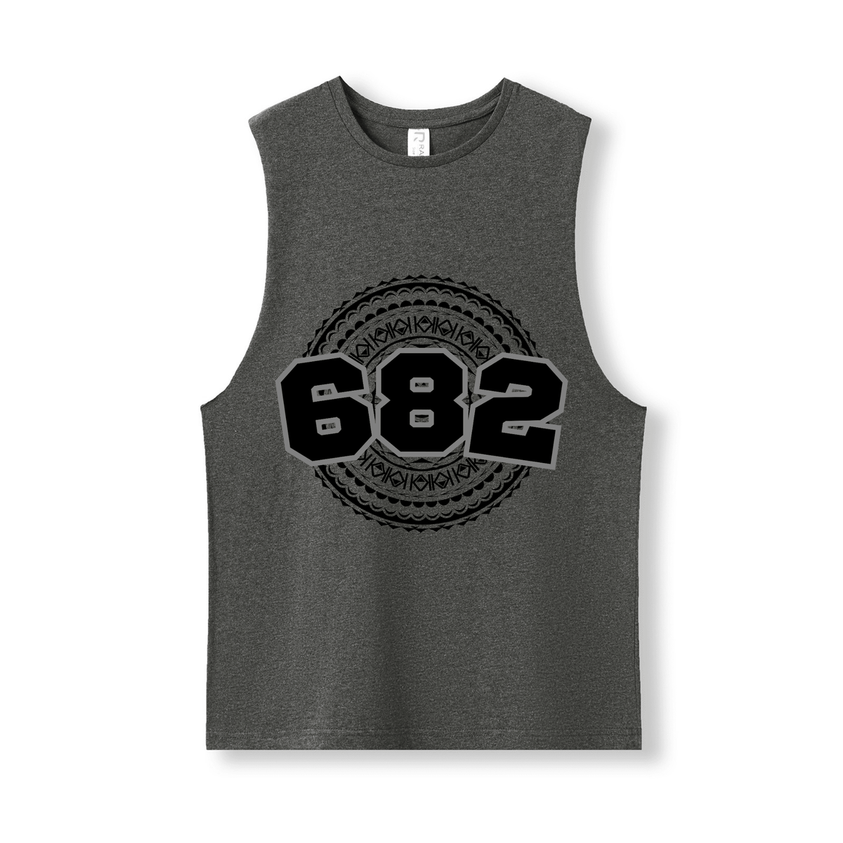 COOK ISLANDS | 682 | UNISEX COTTON TANK | BLACK DESIGN - Stick N It