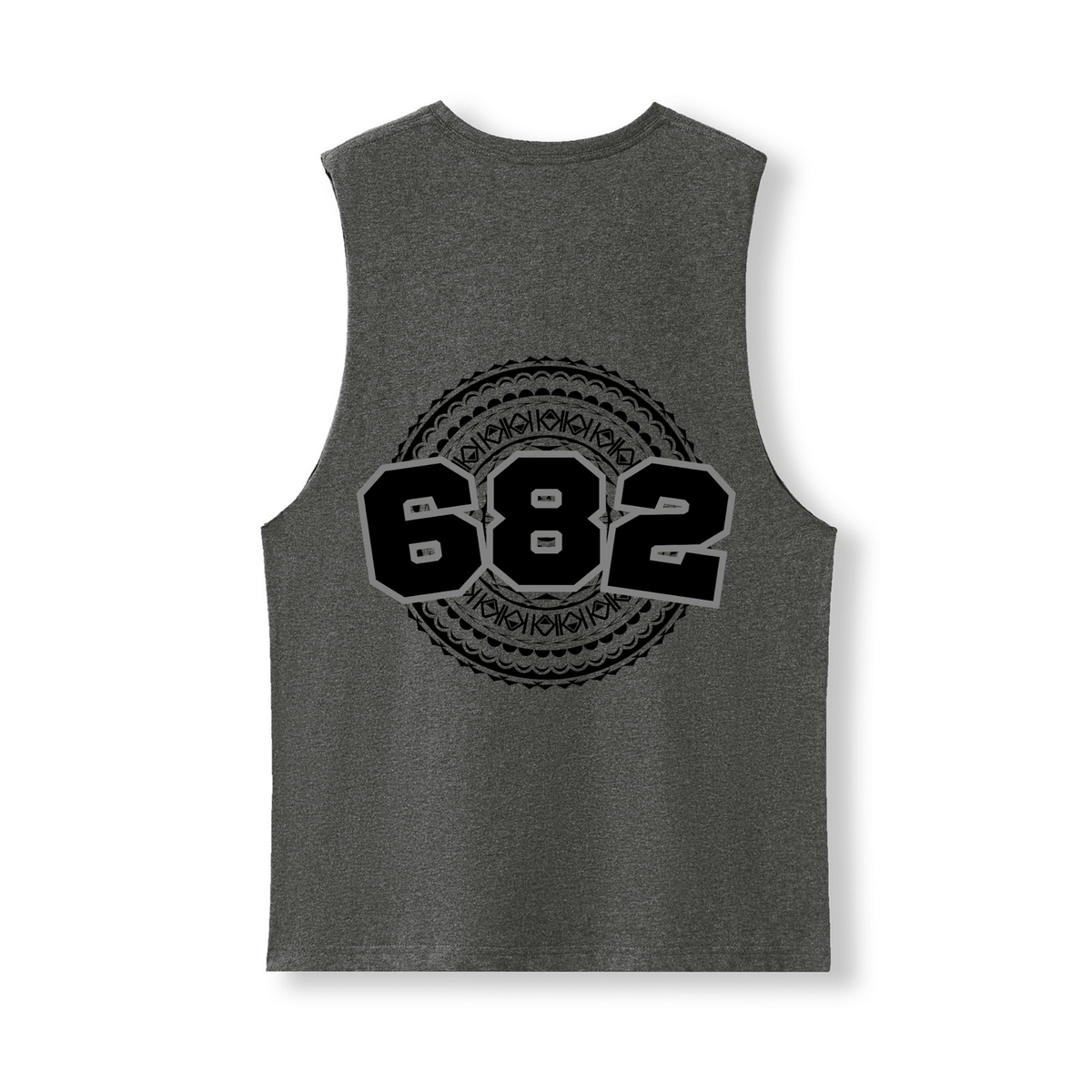 COOK ISLANDS | 682 | UNISEX COTTON TANK | BLACK DESIGN - Stick N It
