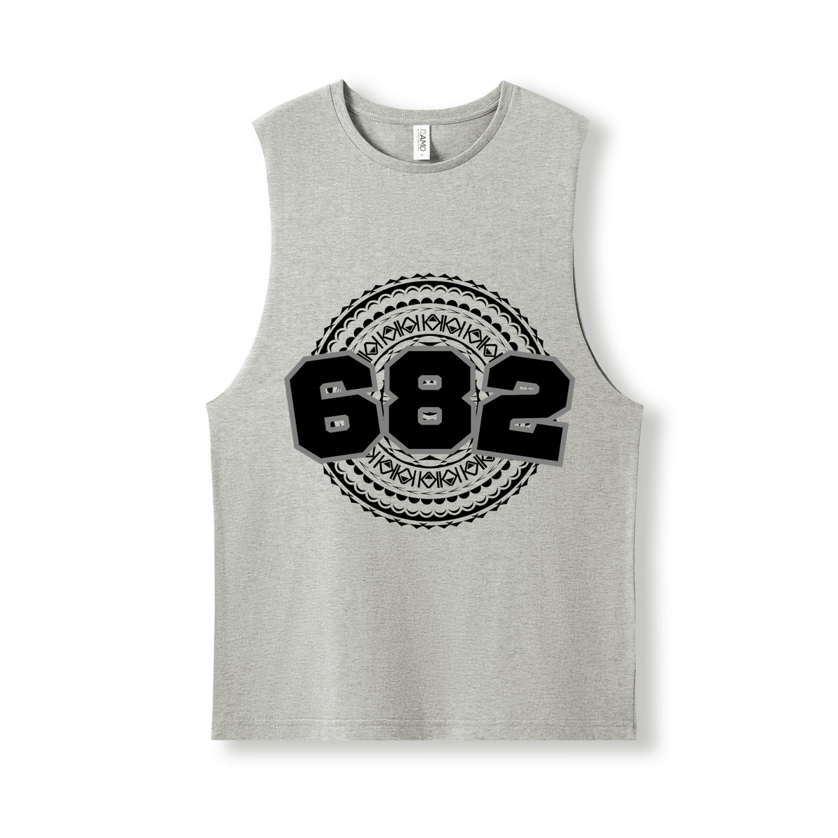 COOK ISLANDS | 682 | UNISEX COTTON TANK | BLACK DESIGN - Stick N It