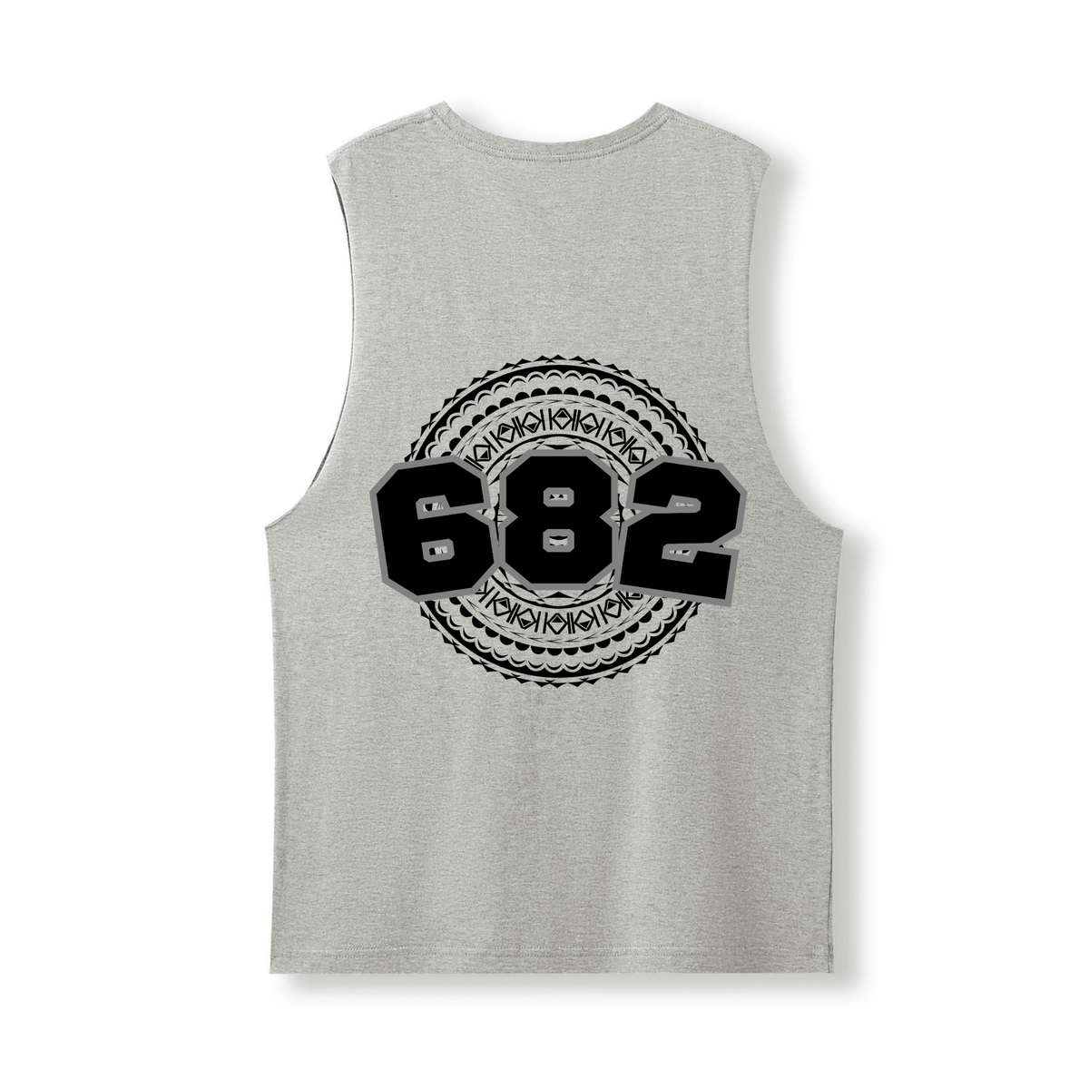 COOK ISLANDS | 682 | UNISEX COTTON TANK | BLACK DESIGN - Stick N It