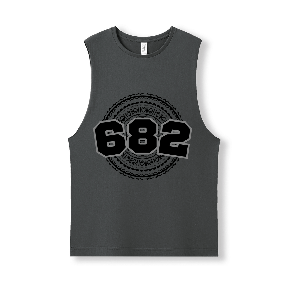COOK ISLANDS | 682 | UNISEX COTTON TANK | BLACK DESIGN - Stick N It